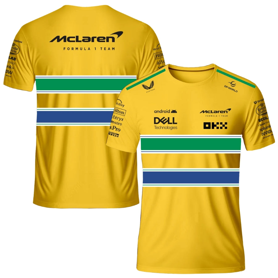 McLaren F1 Team Mônaco 2024 T-Shirt – Yellow Formula 1 F1 Formula One