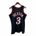 Philadelphia 76ers Allen Iverson 2000-01 Edition NBA Jersey – Black