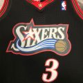 Philadelphia 76ers Allen Iverson 2000-01 Edition NBA Jersey – Black