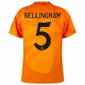 Real Madrid Bellingham 5 Away Fan Jersey 2024/25 Patches UCL UEFA Foundation (Official Printing)