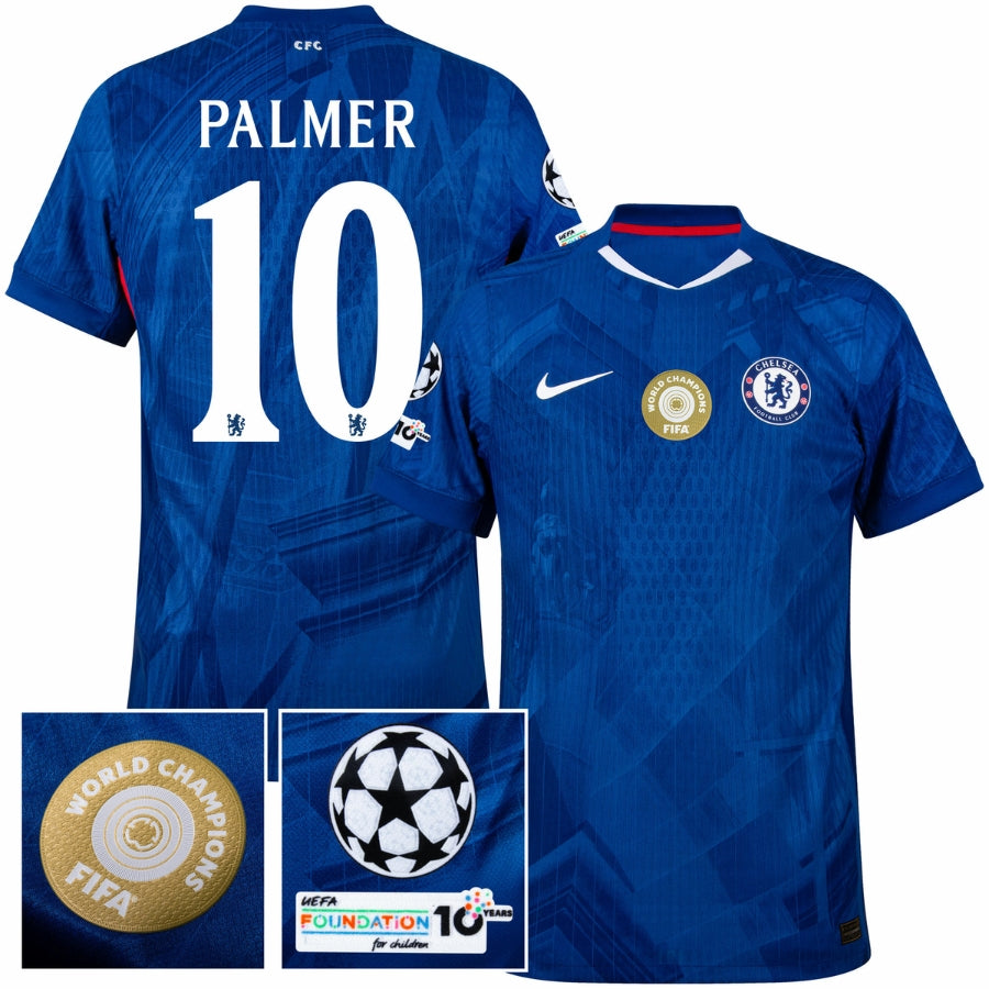 Chelsea Home Palmer 10 Authentic Player 2025/26 – Patchs Club World Cup UCL UEFA (Official Printing)