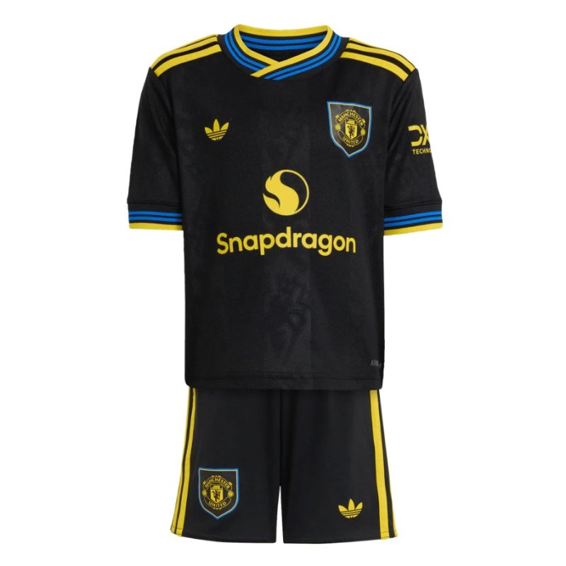 Kids Kit Manchester United Third Fan Jersey 2025/26