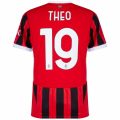 AC Milan Home Fan Jersey 2024/25 Patches UCL UEFA Foundation (Official Printing)