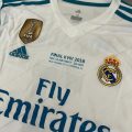 Retro Real Madrid Long-sleeve Home Jersey 2017/18