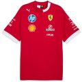 Scuderia Ferrari 2025 Team Oversized T-Shirt – Dark Red Formula 1 F1 Formula One